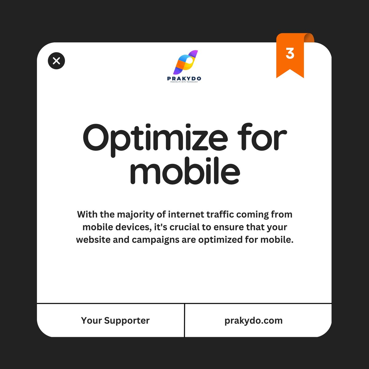 Mobile optimization is crucial to ensure our success. However, to attract a visitor make sure your website is friendly experience for better mobile optimization. #marketingcampaigns #mobileoptimization #optimizeformobile #digitalmarketing #searchengines #marketingdiging
