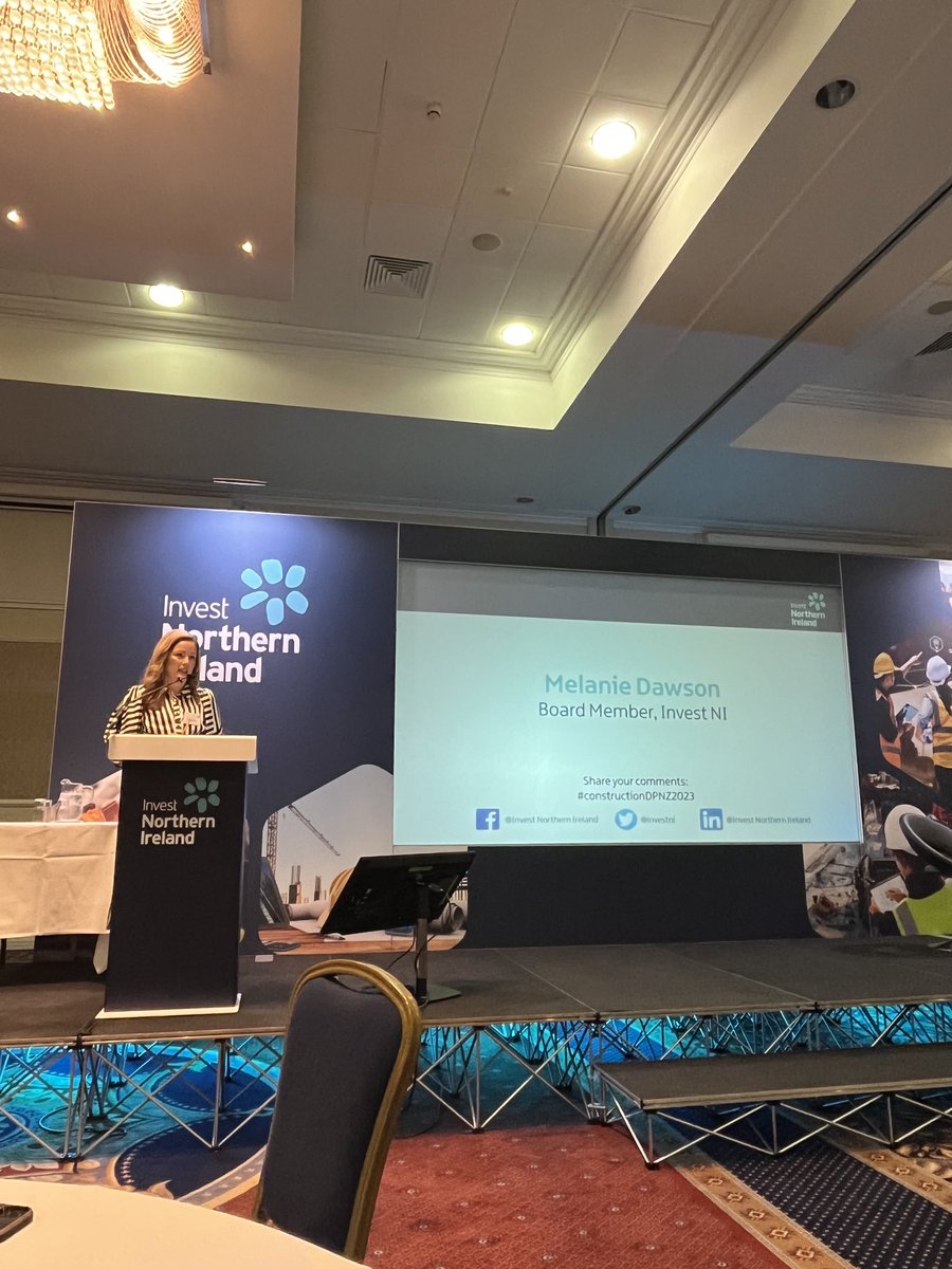 ⁦<a href="/mrsmeldaw/">Melanie Dawson</a>⁩ from ⁦<a href="/Origin7_/">Origin7</a>⁩ opening things up at the ⁦<a href="/InvestNI/">Invest NI</a>⁩ Go Digital, Improve Productivity &amp; Strive to Net-Zero event #construction #digital #netzero