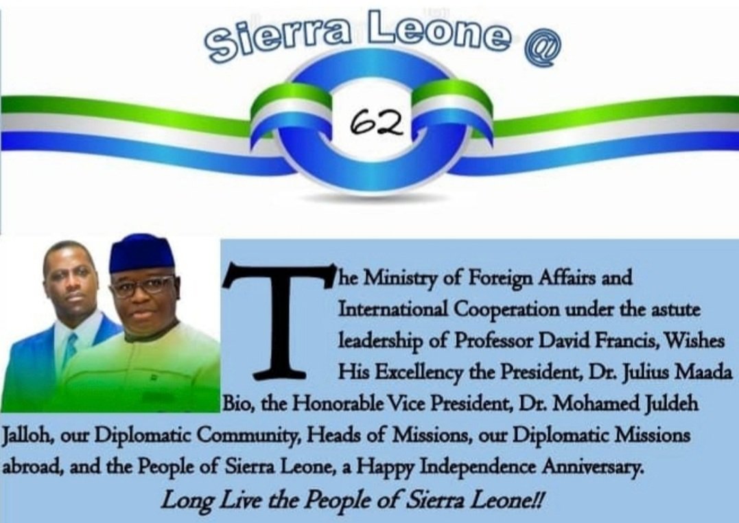 Prof.David J Francis (Minister of Foreign Affairs) (@prof_djfrancis) on Twitter photo 