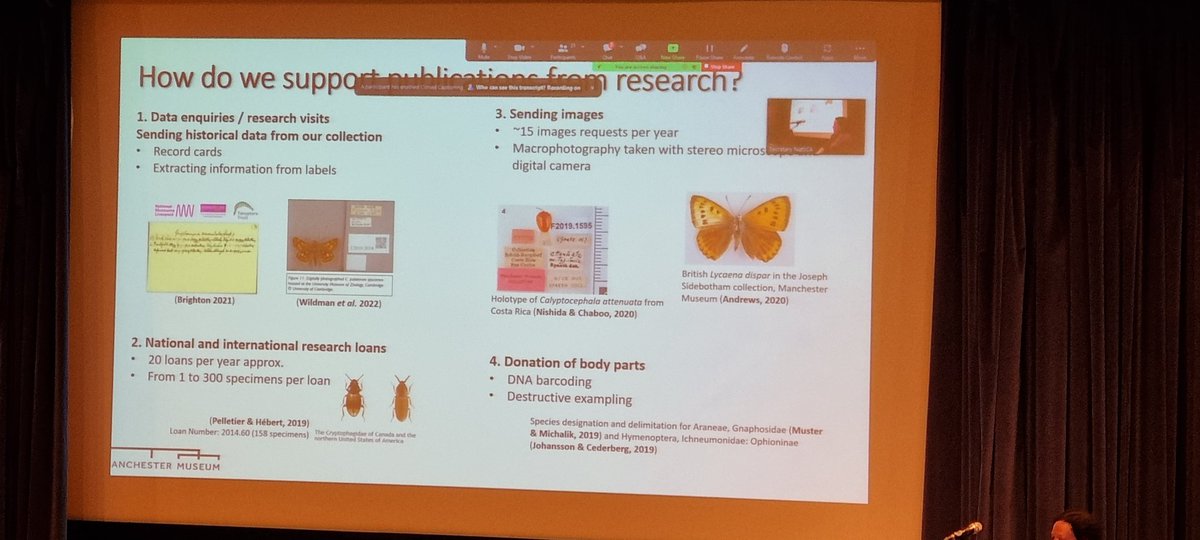 PaoloViscardi's tweet image. Who uses our collections and what for? Taxonomy, recording data, DNA, etc. Museums, universities,recorders, etc. Use them. But who else?... #natsca2023