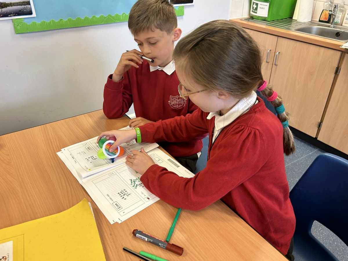Barfordstpeters's tweet photo. Y6 are busy correcting Mrs Facchino’s awful maths mistakes this morning! They are working in pairs to spot the errors in the SATS paper and correct them! #bspMATHS https://t.co/H6xEkAcRdO
