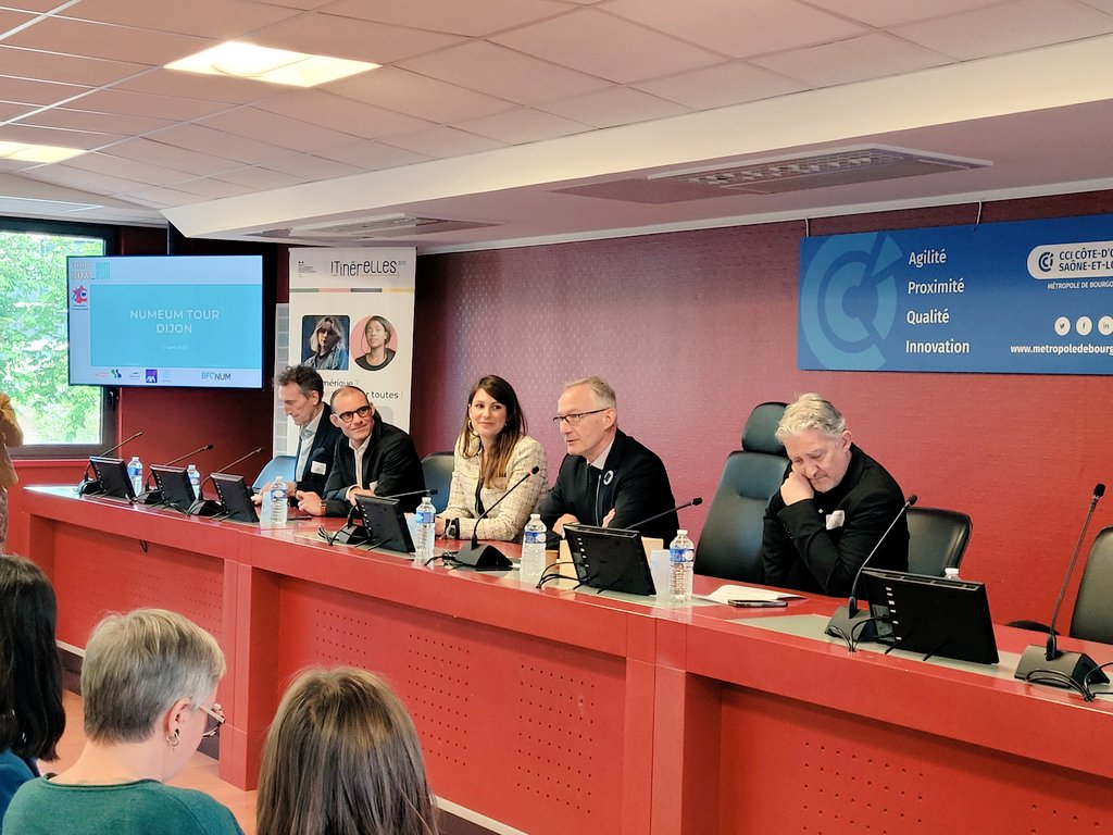 Lancement du <a href="/numeum_/">numeum</a> tour #2023 à #Dijon. Focus sur les grandes thématiques d'avenir pour le secteur du #numérique : #emploi et #formation / #RSE via l'#inclusivité et la #transition #écologique