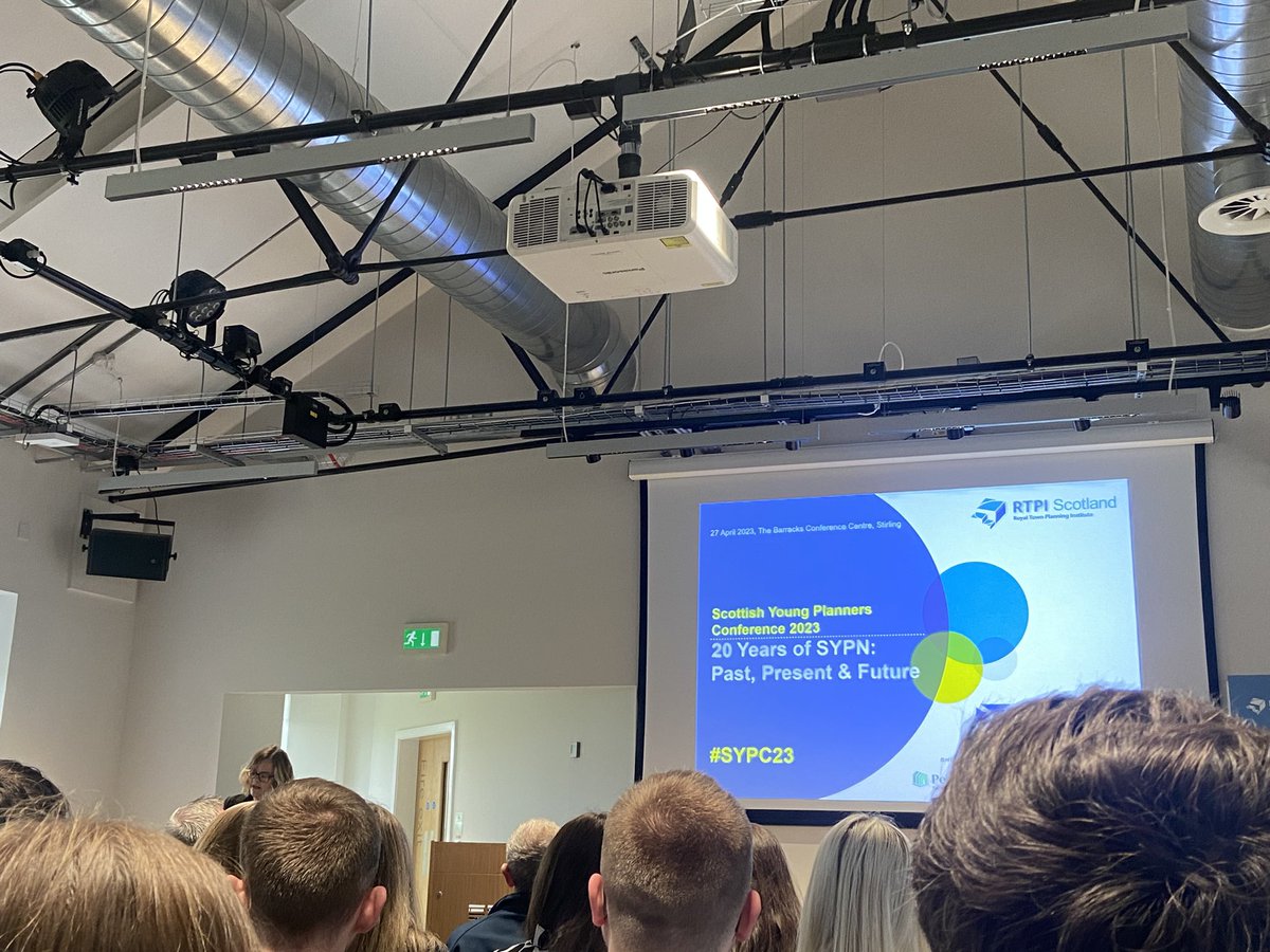 Charlotte_plan's tweet photo. @kirstymacari kicking off this years Scottish Young Planners Conference  here in Stirling #SYPC23 #Stirling https://t.co/v4x43SZoMZ