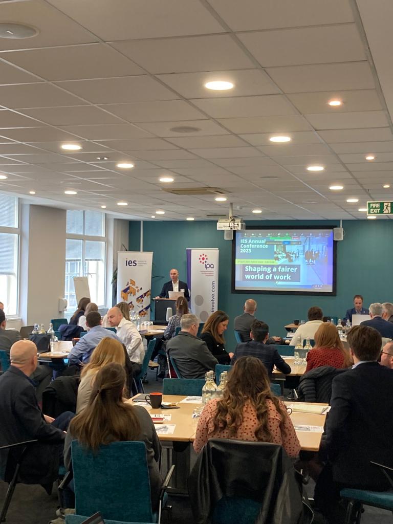 IPA_Involve's tweet photo. @EmploymtStudies Annual Conference has just begun!
Looking forward to great sessions with @tonywilsonIES and @duncanbHR and @nita_clarke
#FairnessAtWork https://t.co/XyOZDpiDik