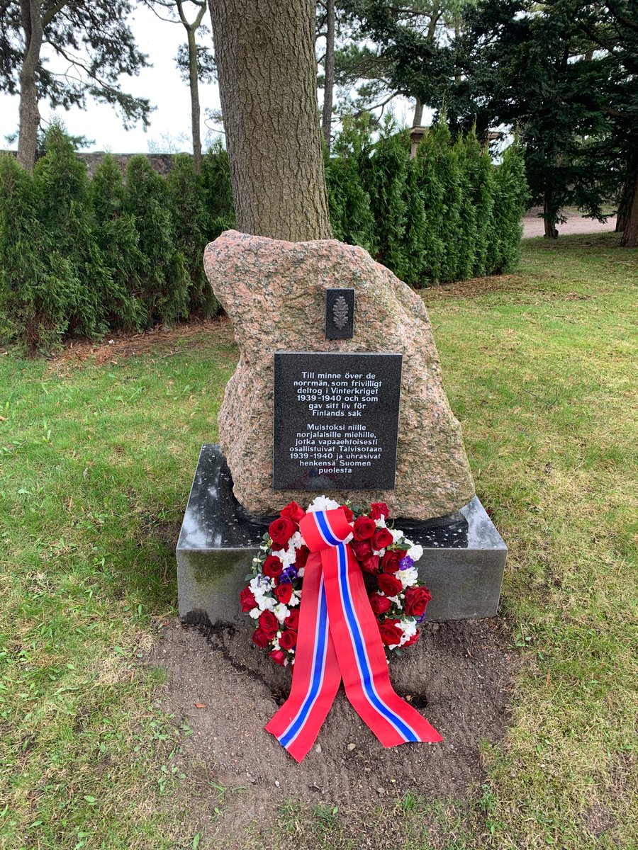 Some 700 🇳🇴Norwegians participated as volunteers on the Finnish side in the Finnish Winter War against an invading power.

Today, on National Veterans' Day in 🇫🇮Finland, we remember and honor those who made the ultimate sacrifice for our freedoms.
<a href="/Forsvaret_no/">Norwegian Armed Forces | Forsvaret</a>
#veteraanipäivä