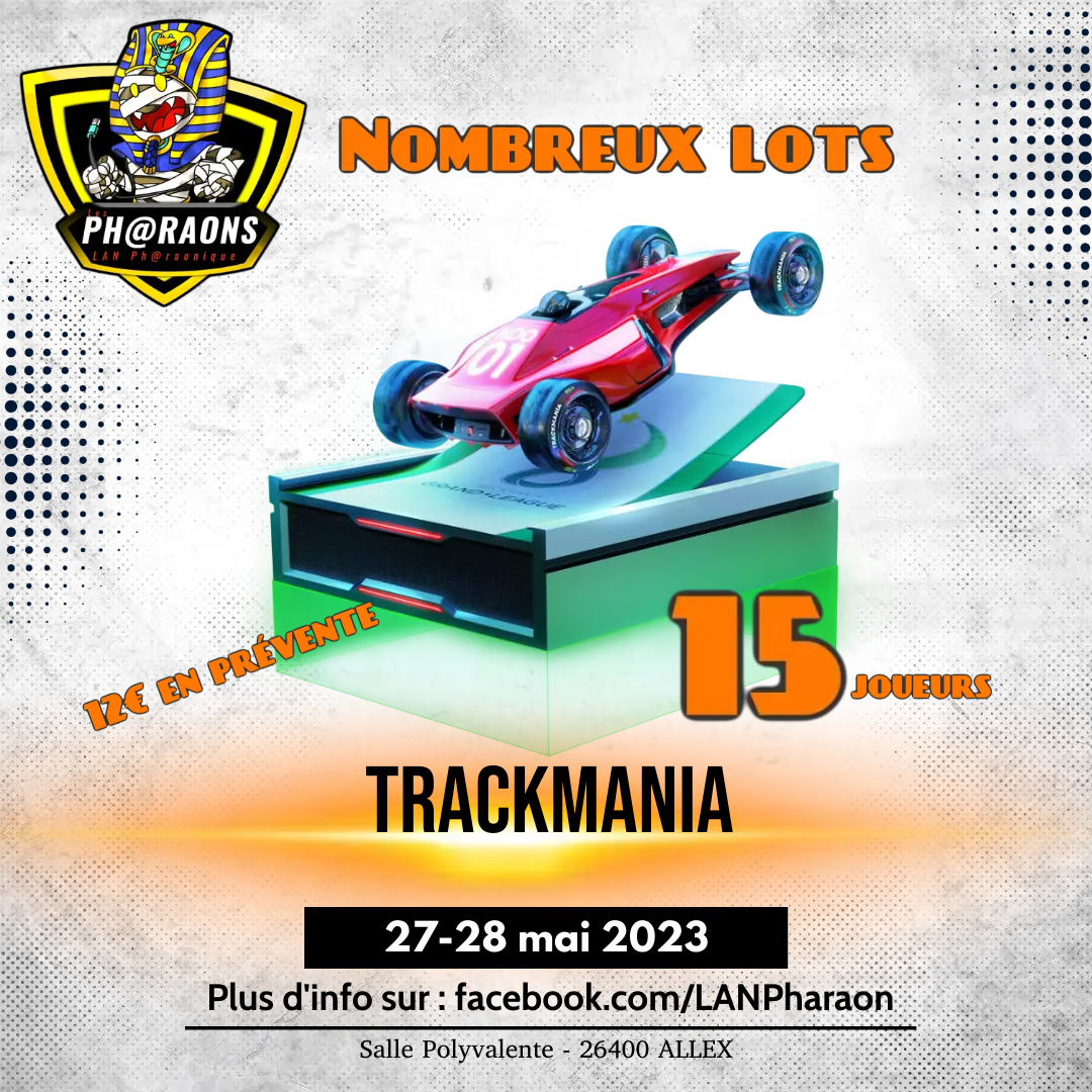 On n'oublie pas le tournoi <a href="/Trackmania/">Trackmania</a> 
Un p'tit RT pour nous aider <a href="/maniaActu/">Mania-Actu</a> <a href="/Speedself/">Speedself</a> <a href="/Trackmania_News/">Trackmania News</a> <a href="/Maniaplanet/">Maniaplanet</a> <a href="/SolaryTV/">Solary</a> <a href="/BoyGlast/">Glast</a> <a href="/Workerr_/">Worker</a> <a href="/SnowTM_/">Snow</a> <a href="/hugo220tm/">hugo220</a> <a href="/softyBCK/">Omar B.</a> @AleksRakoon <a href="/AcideTM/">Acide</a> <a href="/Alfadream00/">Alfadream</a>