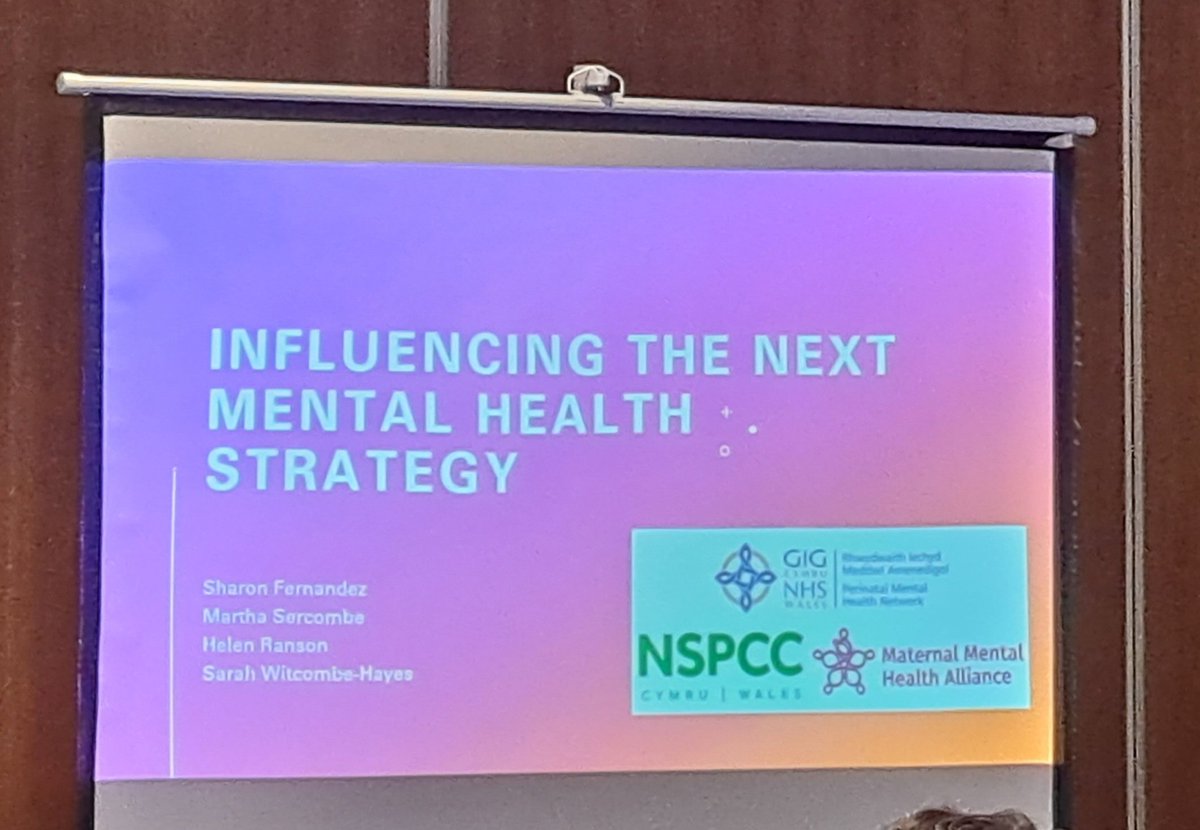 Great opportunity to promote best working practices within #perinatalmentalhealth and network with like minded people 💕 #PMH @PNMH_Wales @MarthaSercombe @sharonf2016