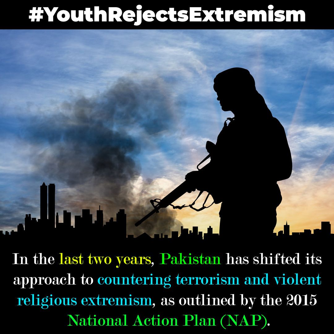 HinaKashmiri12's tweet photo. #YouthRejectsExtremism 
We are standing at a crossroads, ten years down the line, we will either be enjoying the fruits of a youth dividend or suffering at the hands of a youth bulge, especially with the youth which remains vulnerable to extremism https://t.co/EQ8zCdYLs1