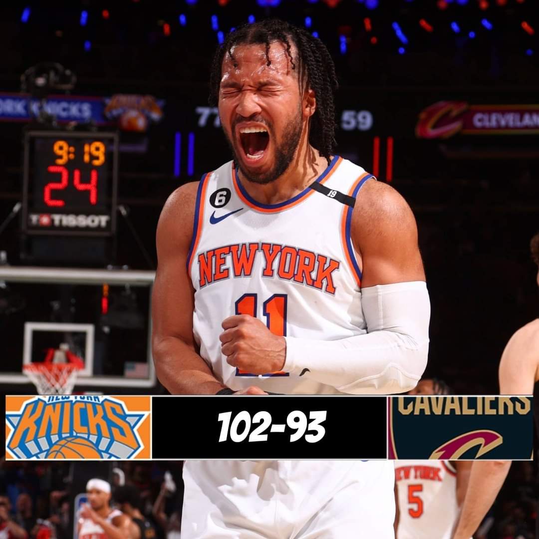 basketAN12's tweet photo. Les  @nyknicks de  New-York passent enfin le premier tour des Playoffs 10 ans plustard.  Ils ont bien maîtrisé la série face au Cavs.
Ils affronteront Miami Heat en demi-finale de conférence peut-être sans Randle qui n'a pas joué la 2e mi-temps cette nuit.
#NBAPlayoffs https://t.co/PjKEwRkTcv