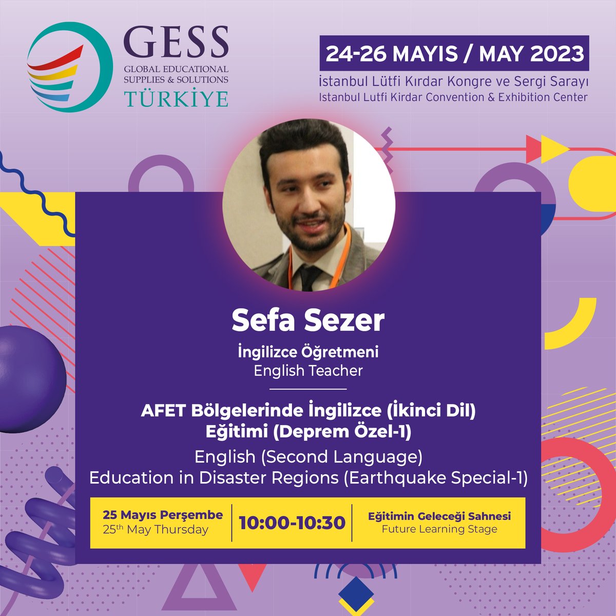 GESSTurkey's tweet photo. 24-26 Mayıs 2023 tarihlerinde, İstanbul Lütfi Kırdar'da gerçekleşecek GESS Türkiye, geçen sene olduğu gibi bu sene de ilham veren GESS Global Konferansları’na ev sahipliği yapacak. 

Ücretsiz davetiye: https://t.co/Ied6CPz21v

#gesstürkiye #gess #gessglobalcongerences https://t.co/60NXo8LlXO