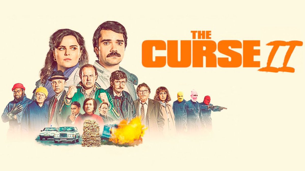 BanijayEnt's tweet image. The Curse is back! 
 
Season two of the 80’s crime comedy picks up from the dramatic season finale, and trouble isn’t far behind.     
 
Join the gang for an epic premiere tonight on Channel 4.  
 
#TheCurse2 #ShinyButton #Channel4 #WeAreBanijay