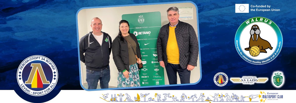 Lisbon, a working meeting was held between Levski-Sport for All Association and Sporting Club de Portugal, where the managements of both organizations discussed the future of water polo in their clubs.
The progress of the WALRUS project
levski-sport.bg/2023/04/02/wal…