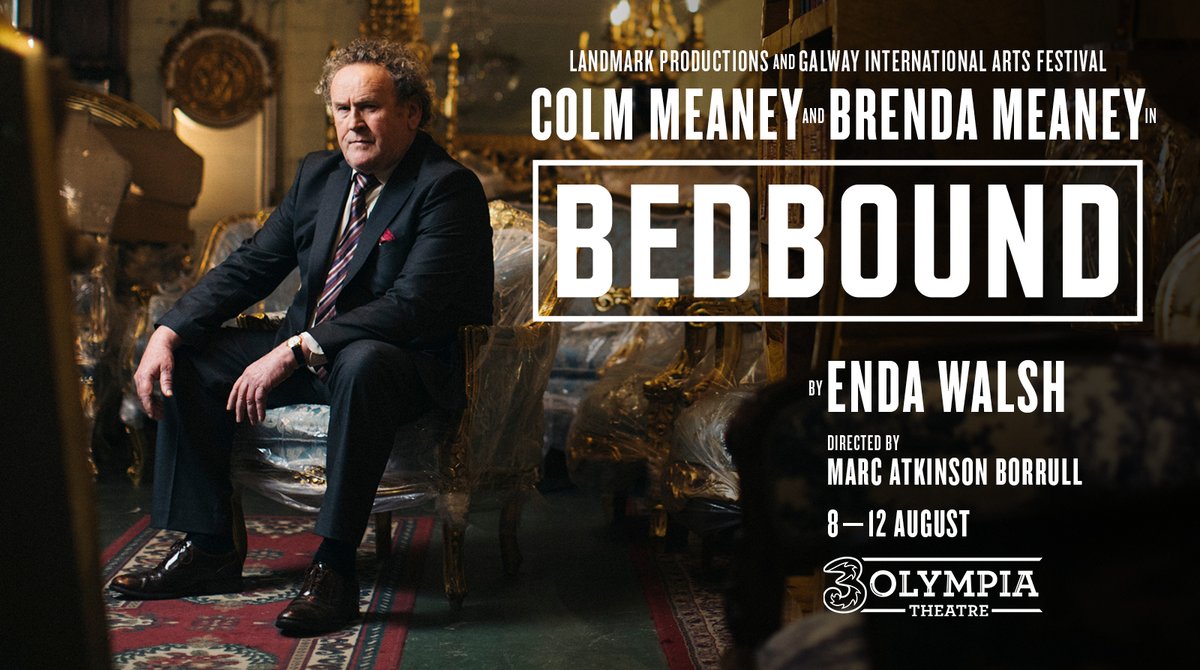 Landmark Productions (@landmarkireland) on Twitter photo 🚨 Tickets for #Bedbound at <a href="/3olympiatheatre/">3Olympia Theatre</a> go on sale at 10am tomorrow, Fri 28 April.
#ColmMeaney & #BrendaMeaney star in a major new revival of Enda Walsh’s savagely funny play, directed by <a href="/AtkinsonMarc/">Marc Atkinson Borrull</a>
📍 @3OlympiaTheatre #Dublin
🗓️ 8-12 August
🎟 bit.ly/Bedbound 🚨 Tickets for #Bedbound at <a href="/3olympiatheatre/">3Olympia Theatre</a> go on sale at 10am tomorrow, Fri 28 April.
#ColmMeaney & #BrendaMeaney star in a major new revival of Enda Walsh’s savagely funny play, directed by <a href="/AtkinsonMarc/">Marc Atkinson Borrull</a>
📍 @3OlympiaTheatre #Dublin
🗓️ 8-12 August
🎟 bit.ly/Bedbound