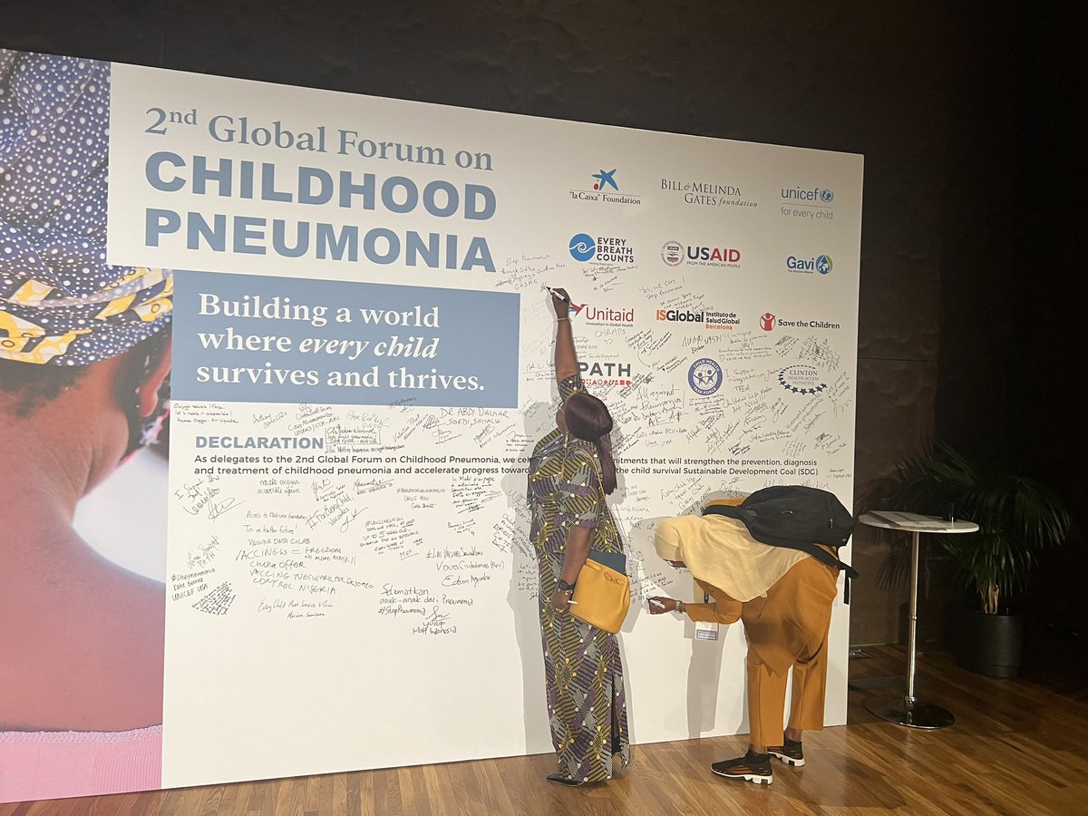 Excited to have moderated two sessions on the “power of vaccines” at the pneumonia forum.  Government led, community owned, strong partnerships!