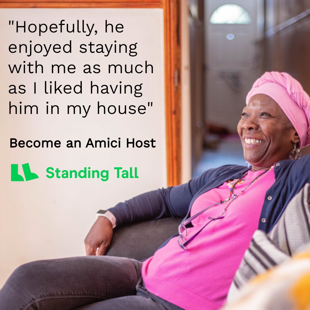 standingtallorg's tweet photo. Helping someone in your community AND getting guaranteed rent?!

What's not to like?!

Become an Amici Host with Standing Tall to make real change in your community! 👇

https://t.co/UlZTNe4Nrd https://t.co/obtGrCbCFl