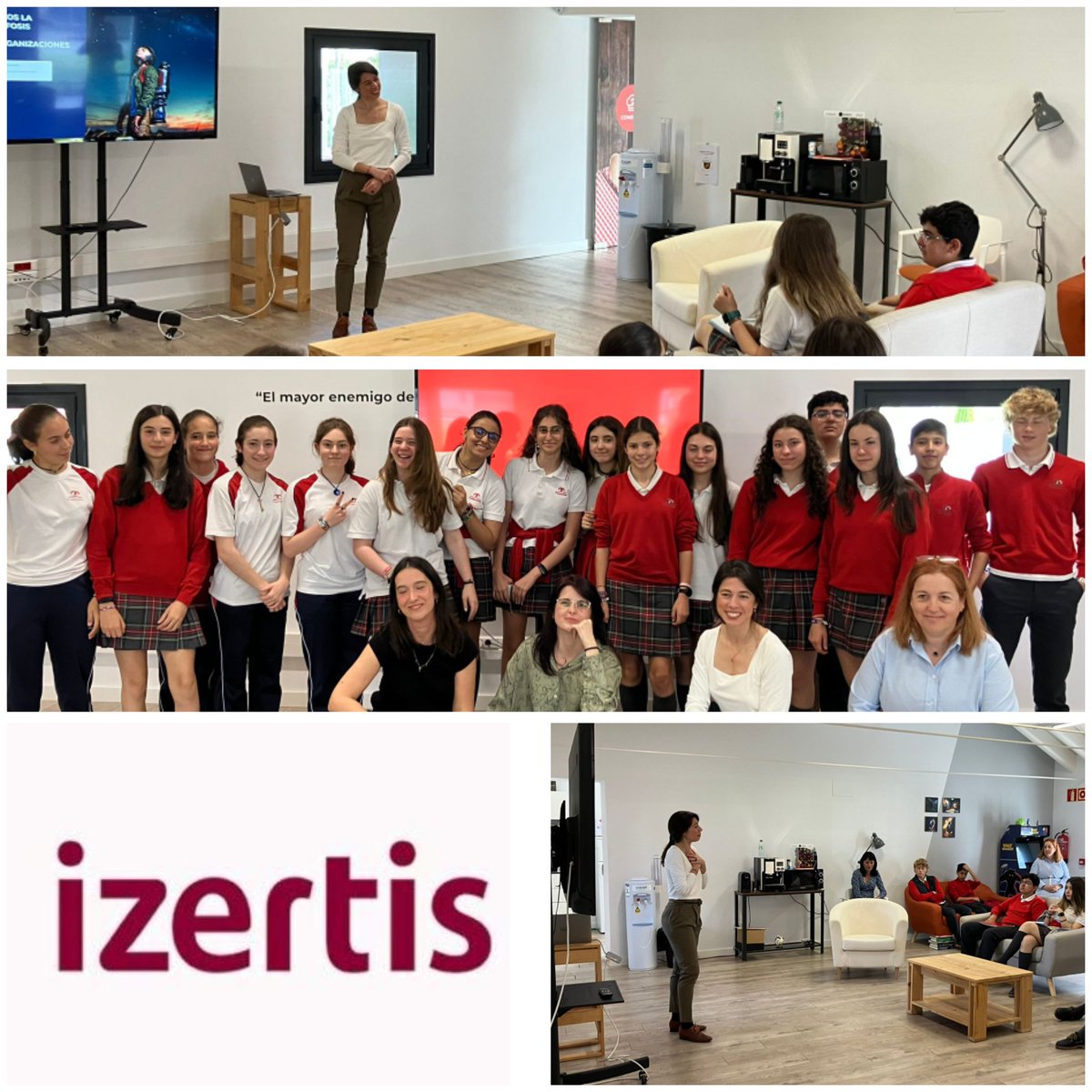 Los equipos de 3º ESO <a href="/codemagijon/">Col.Corazón de María</a> participantes en proyecto #MASSTEAM  conocen la trayectoria de <a href="/IZERTIS/">Izertis</a> en el ámbito de la transformación digital dentro del programa de mentoring desarrollado por @fundacionctic @FADE_COMUNICA. Gracias por compartir vuestra experiencia!  🔝🔝🔝