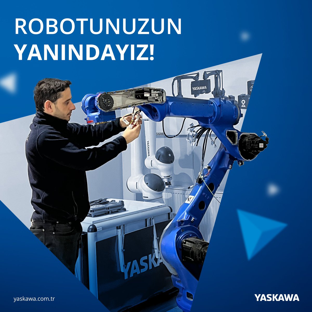 YaskawaTurkey's tweet image. Robotunuza özel bakım fırsatlarını kaçırmayın!

robotik.servis@yaskawa.eu
0530 343 87 76

#yaskawa #yaskawaturkey #robot #motoman #robotbakım #endüstriyelrobot #industrialrobots