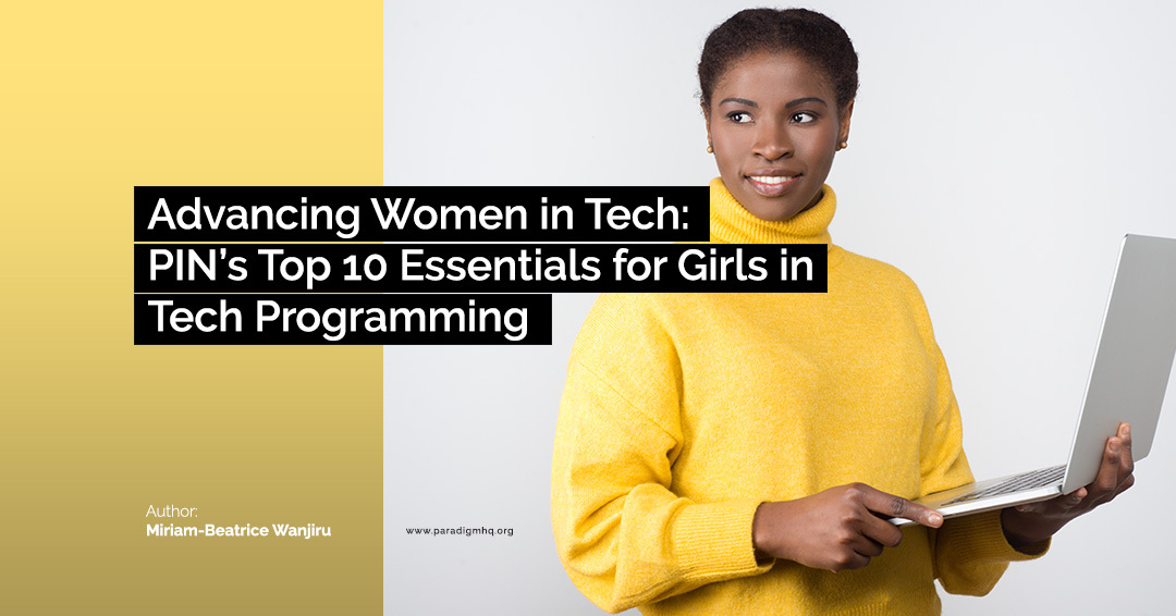 ParadigmHQ's tweet photo. Paradigm Initiative joins women and girls around the world to mark the International Girls in ICT Day.

In this blog article written by Miriam-Beatrice Wanjiru, PIN’s Programs Officer, East Africa, we share our Top 10 Essentials for Girls in Tech Programming. https://t.co/TtpIbDFidW
