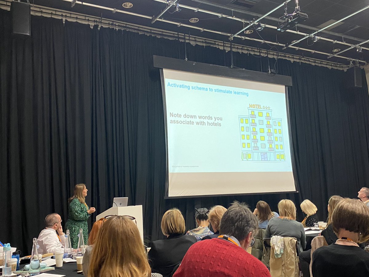 National Head of English and #ESOL at @E_T_Foundation, @JoSwindells1, shared a number of visual examples of starter activities to help practitioners build engagement for online or in-person lessons.
#ETFSupportsFE #feconference #CENTURY #BMet