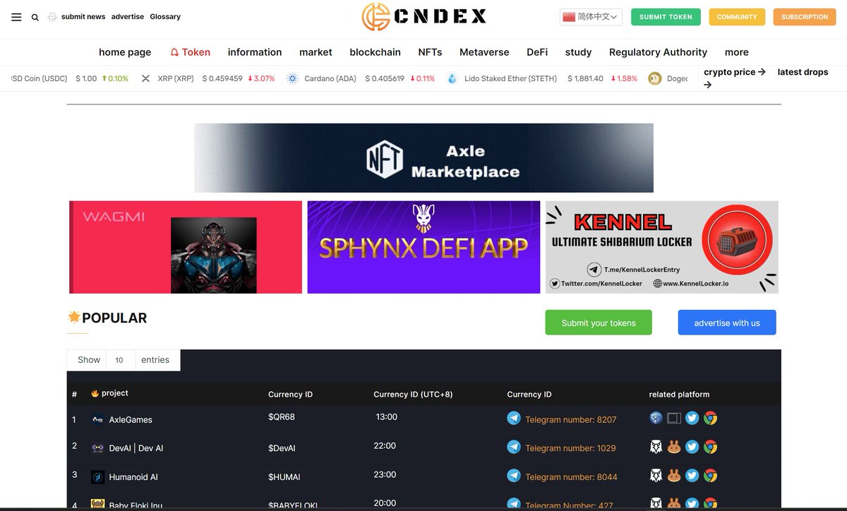 AxleGames's tweet photo. 🚀 WE DID IT🚀

Axlegames is Trending#1 on CNDEX, the no 1 platform for crypto news and analysis in China!

🙏Thank you to our amazing community for your support

#cndex #china #axlegames #aigaming https://t.co/1FUkykhF0Y