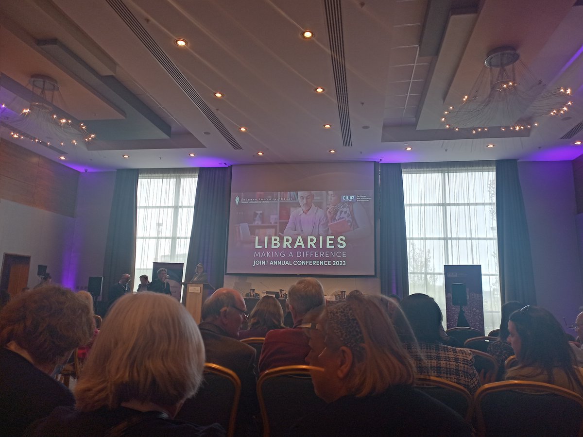 Community_Hubs's tweet photo. Enjoying Day 2 of the LAI/CILIP conference in Dundalk and meeting all the wonderful speakers &amp; organisers #LAICILIPIre23 @DeptRCD @LouthLibraries #librariesmakingadifference😊 https://t.co/0dk6AFH8lN