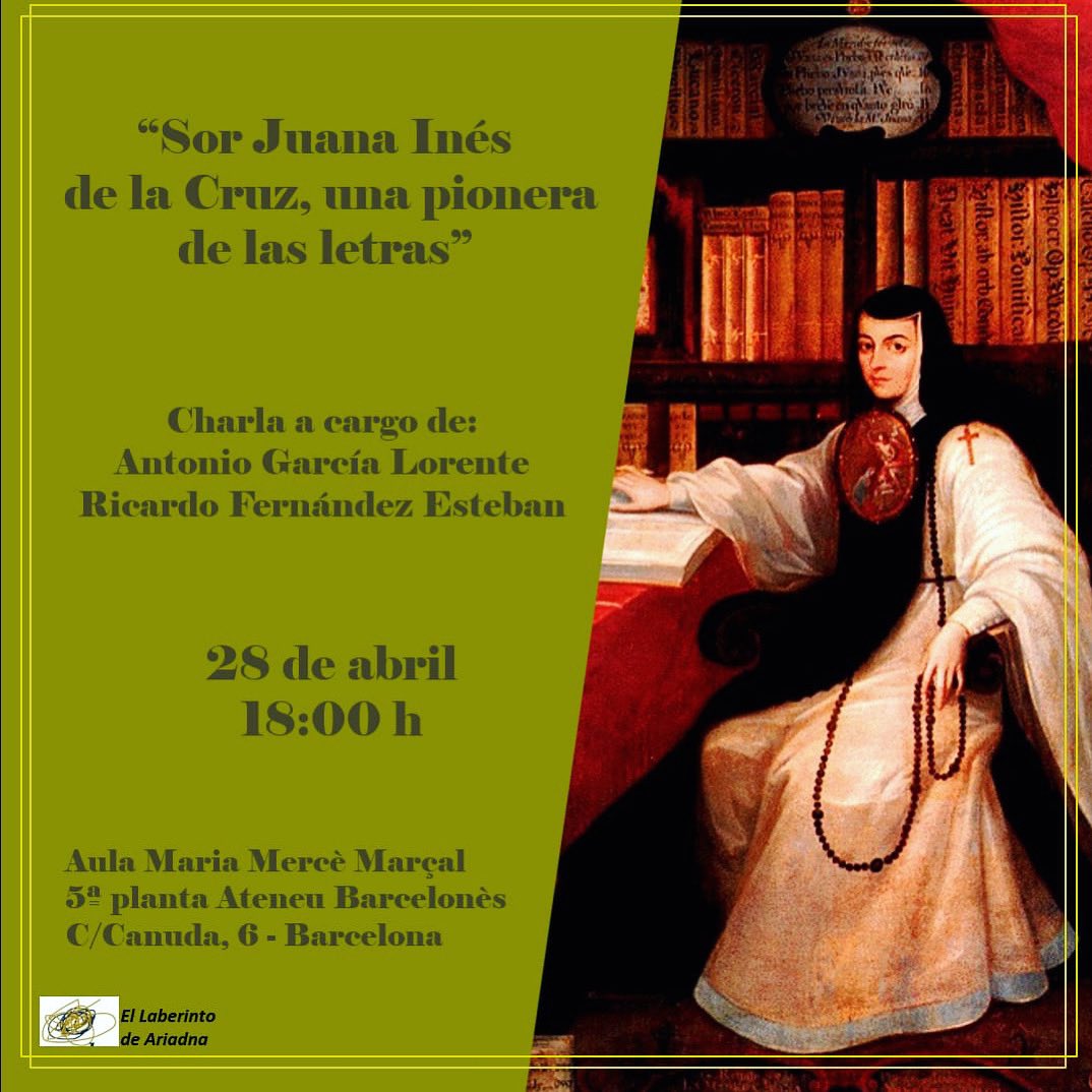LaberintoAriadn's tweet photo. ¡Mañana 28 de abril! https://t.co/oQKYySKKtj