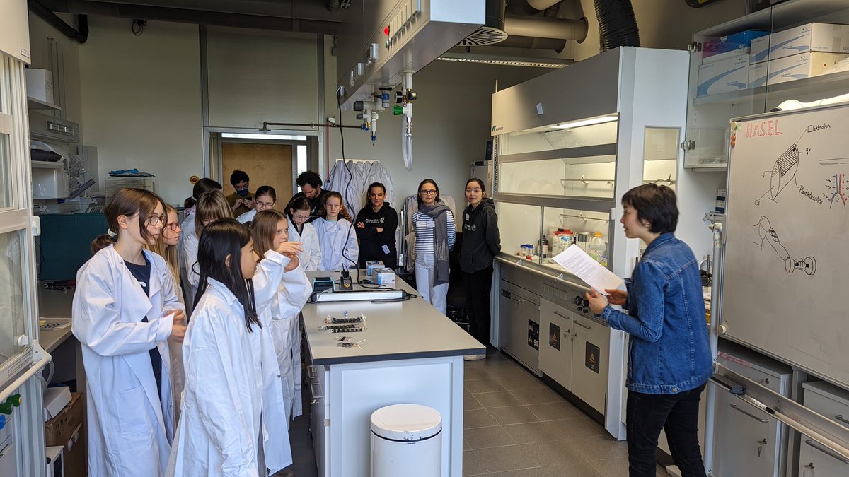 Today, we hosted 40 bright school girls at out institute to show them how to build artificial muscles and to excite them for STEM. They were very curious, asked many good questions, and were excited about doing hands-on work in the lab. It was a great experience. #girlsday #STEM