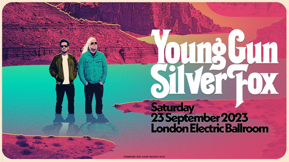 LiveNationUK's tweet photo. #LNpresale: #YoungGunSilverFox, the dynamic musical duo comprised of #AndyPlatts & #ShawnLee will make their way to London's @electricbrixton in September 💥
Grab tickets 👉 https://t.co/8nWVJ05SV2 https://t.co/JaaN6bUety
