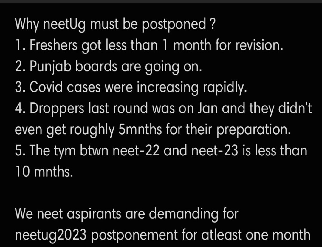 HelMelinoe's tweet photo. #NEETUG2023 #NEETUG2023POSTPONE #NEET #neet2023 
So many valid reasons and still @DG_NTA is sleeping!!! https://t.co/XhNzNi154E
