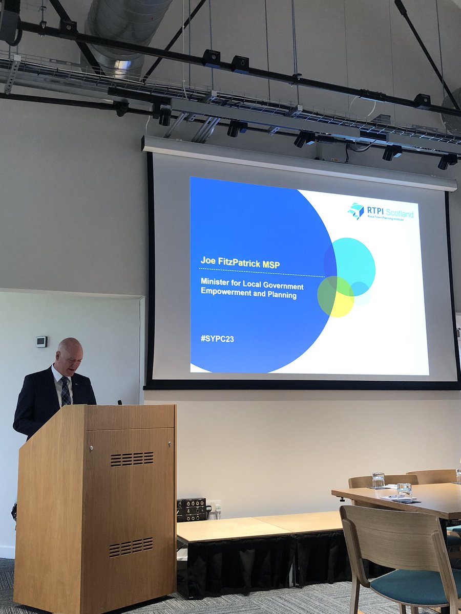 sepidesoltani's tweet photo. Great start for Scottish Young Planner Conference with ministerial address by @JoeFitzSNP encouraging young planners to be bold and ambitious in decision making.
#rtpi #SYPN #SYPC23 #youngplanner #Stirling https://t.co/hGqus5B3cE