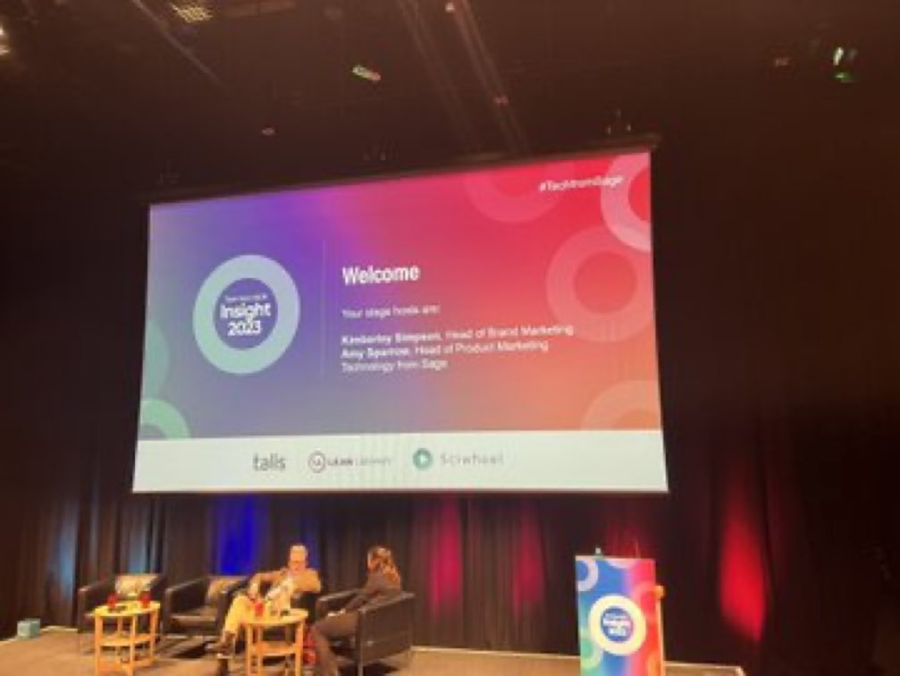 talis's tweet image. Kicking off day 2 of Insight some interesting  sessions today! 
 #TechfromSage