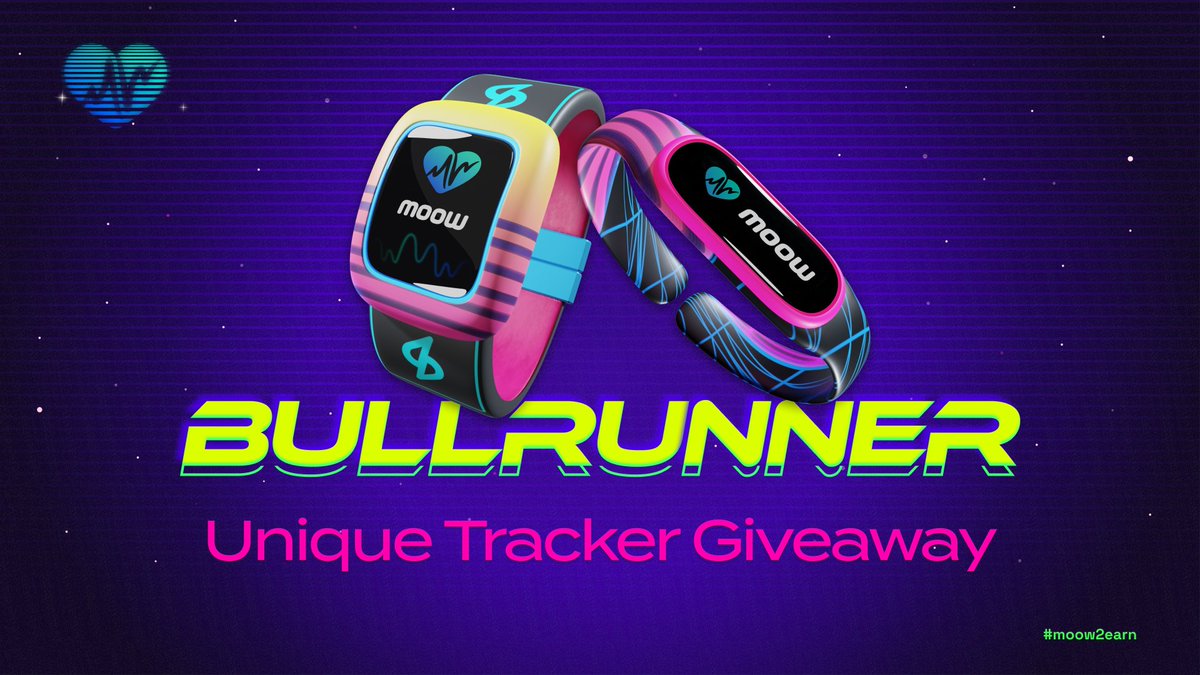 With the launch of Daily Quests in <a href="/BullrunnerGame/">Bullrunner by MOOW</a>, we are announcing a special Giveaway with uniquely designed Bullrunner Trackers and TIC rewards 🥰

How to participate 👇🏼

▫️ Follow <a href="/BullrunnerGame/">Bullrunner by MOOW</a> account
▫️ Retweet this Tweet
▫️ Download the Bullrunner Game from App Store /