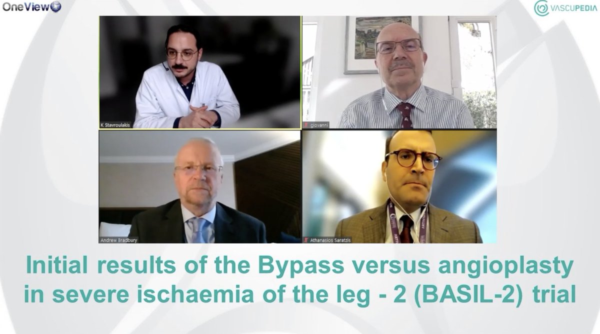 Vascupedia_com's tweet photo. Now on-demand available
30 min Q&A discussion with the PI of Basil 2 about all important aspects of the study.
Link: https://t.co/SdH0NmEJ1Q
Speaker
🗣 Andrew Bradbury 🇬🇧
Panel
Prof. Dr. Giovanni Torsello 🇩🇪@a_saratzis 🇬🇧
🎙 @K_Stavroulakis🇩🇪
#Basil2 #MedEd https://t.co/wlyUBYshVO