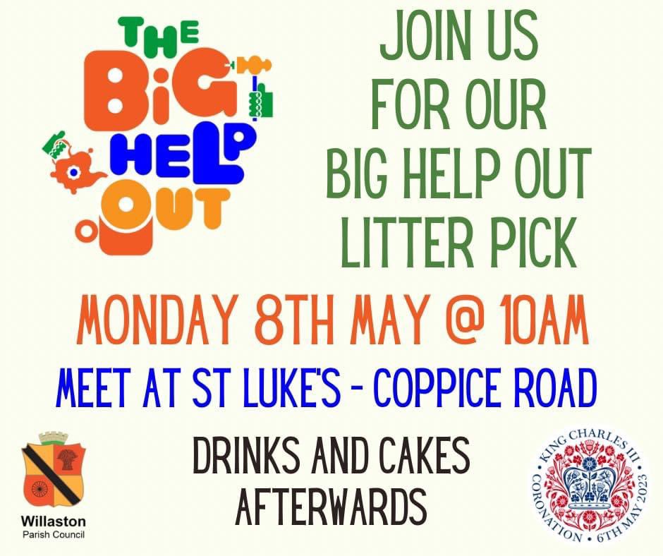 To celebrate <a href="/RoyalFamily/">The Royal Family</a> The King and Queen’s Coronation Willaston Parish Council has organised 2 community events. We are pleased to be joined by <a href="/cheshiresheriff/">High Sheriff of Cheshire</a> for the Coronation Celebration on 5 May! All residents are welcome to both events. 🇬🇧 🥳 🍰