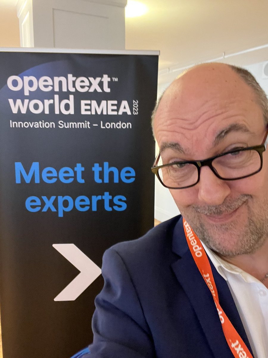NeilCattermull's tweet image. It’s nearly time to meet the experts @OpenText #opentextworld #London! Great to see a London based event so organised! Key info by Industry sectors demonstrated! 

Look who I’ve bumped into, they make even me look small! @sallyeaves @OpenText @OpenTextSec @OpenTextDev #AI #cloud