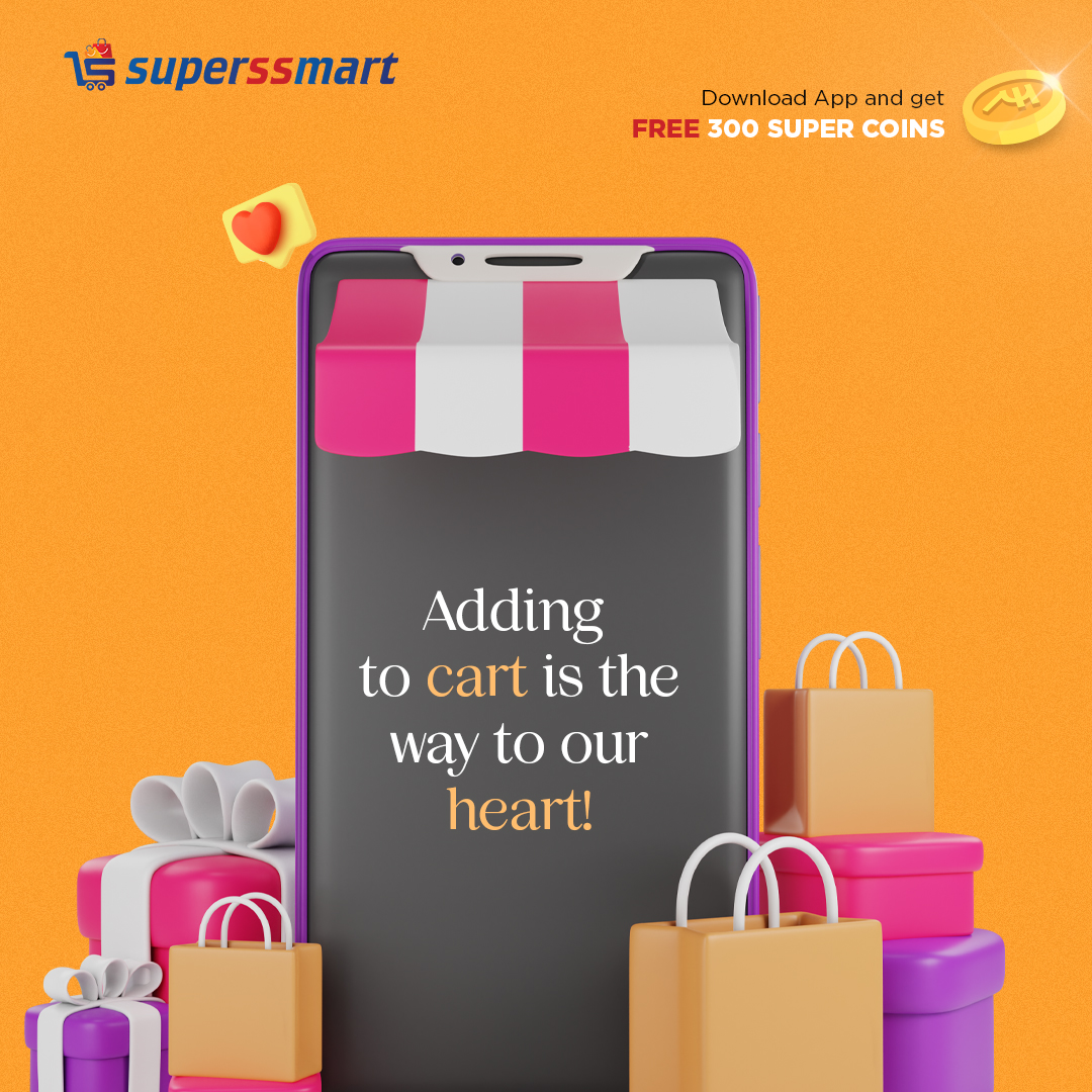 You absolutely make our day by ordering from us! We hope you're enjoying the Superssmart shopping experience as much as we are serving you! ☺️ Happy shopping!
.
#happyshopping #onlineshopping #onlineshoppingindia #onlineshopindia #shoplocal #shoponline #onlineshop #onlineshoping