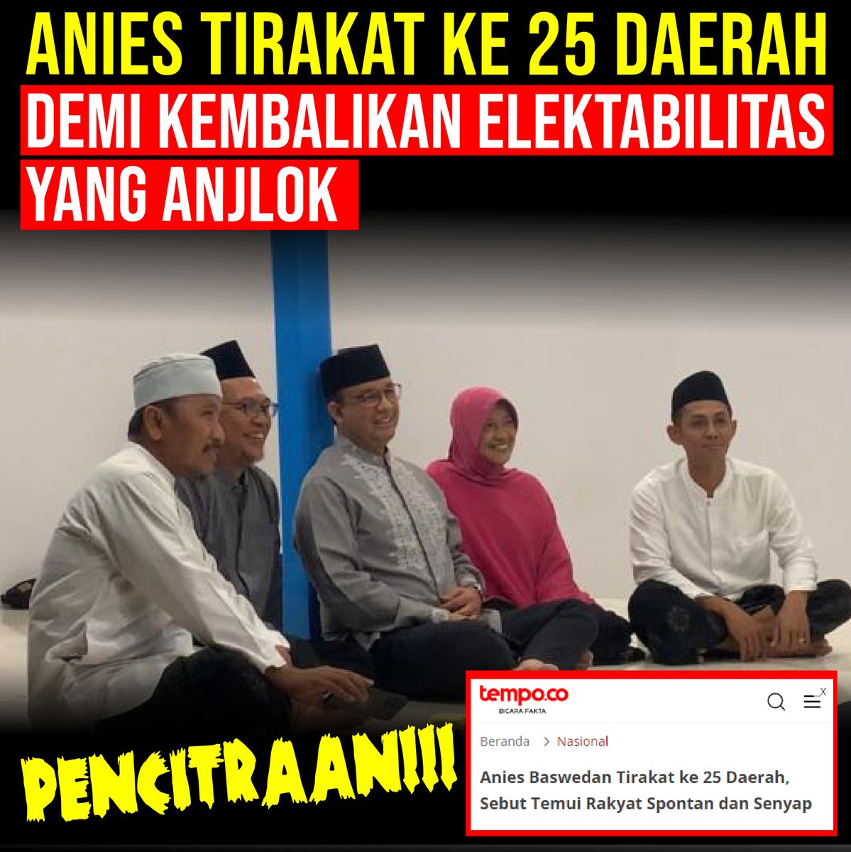 Anies Tirakat ke 25 Daerah, Demi Kembalikan Elektabilitas Yang Anjlok
Prabowo Subianto
Megang
INDOMY POWER