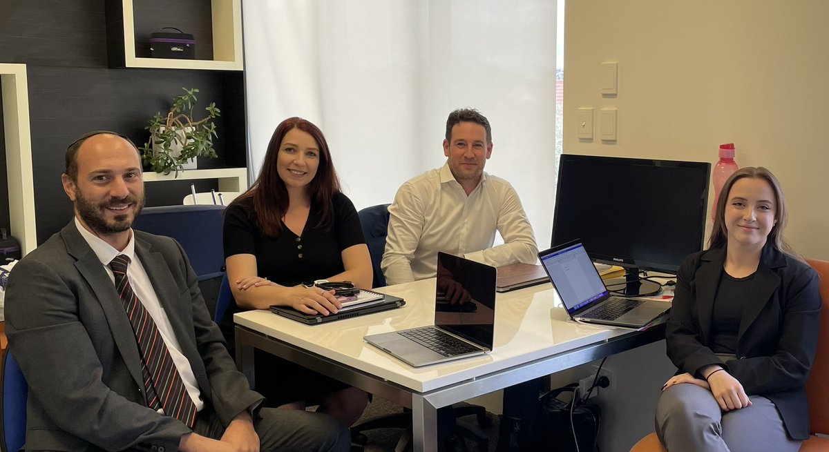 NeurospineF's tweet photo. @NeurospineF Research Team meeting as they prepare to present at #SpineWeek 2023! #Melbourne #Spine #Research https://t.co/tx3TjeaOJk