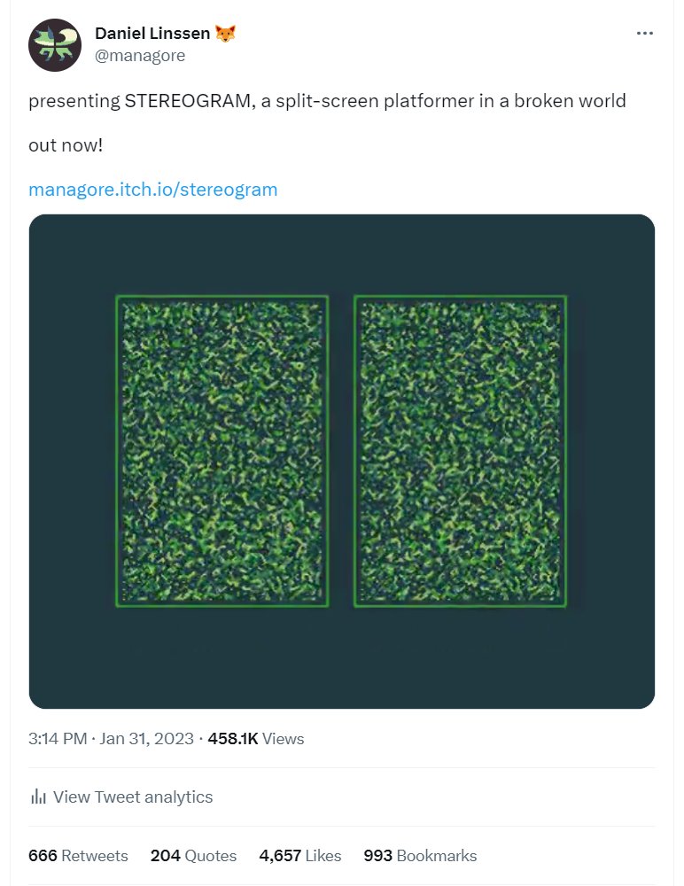 just noticed that STEREOGRAM settled on the perfect number of retweets