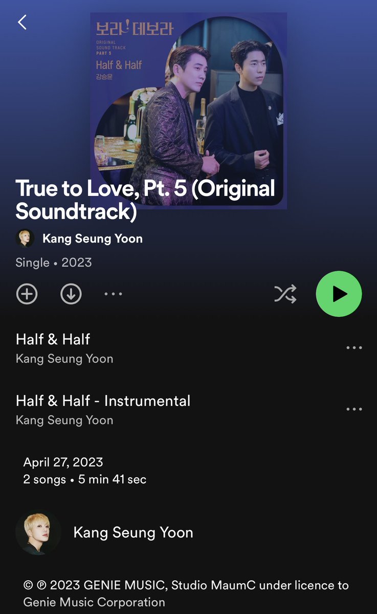 weloveseungyoon's tweet photo. 📣Let's hype &amp; stream

✅Like on YT/KMusic sites(don't need pass/verified acc)

✅Like on Spotify &amp; buy on iTunes
- https://t.co/XjZiBGFqXy
- https://t.co/w2YGbYUTdc

✅Post w/ tags
SEUNGYOON BORA DEBORAH OST
#KangSeungyoon_HalfAndHalf
#강승윤_보라데보라_OST @official_yoon_ https://t.co/tLmpqA8M2H