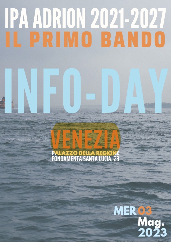 INTERREGADRION's tweet photo. 📣 Attention everyone: Registration for the #Italian National Information Event on IPA ADRION 1st call for proposals is now open!

The event will take place:
📍in Venice
⏰ on May 3

Register now ➡️ https://t.co/javBCHndip

#IPAADRION #NationalInfoDay #Venice #May3rd https://t.co/Dx3Qt3mNvL