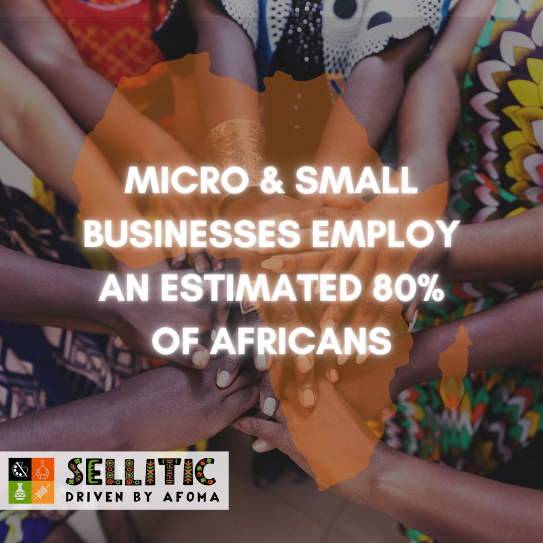 afomamarket's tweet photo. Africa's economy is heavily reliant on micro and small companies, which employ 80% of the labor force. However, due to the pandemic, these businesses are struggling to stay afloat.

#Web3 #SELLITIC #ecosystem #blockchain #crypto #metaverse #handmade #art #handcrafted #Africa https://t.co/XvSgL2FnHr