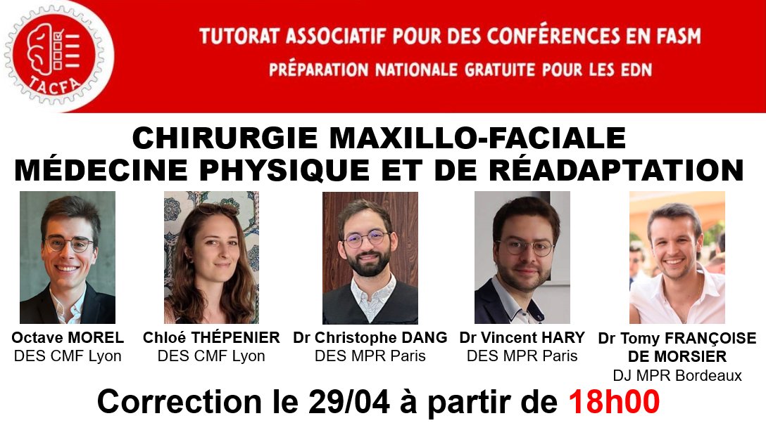 Moins de 2 jours pour composer sur <a href="/UNESSfr/">UNESS.fr</a> notre conf en 2 parties : chirurgie maxillo-faciale puis médecine physique et de réadaptation. 
Merci aux conférenciers et relecteurs ! (particulièrement à l'équipe dynamique des CMF de Lyon)
<a href="/SFSCMFCO/">SFSCMFCO</a> <a href="/Ajmertwit/">Ajmer</a>