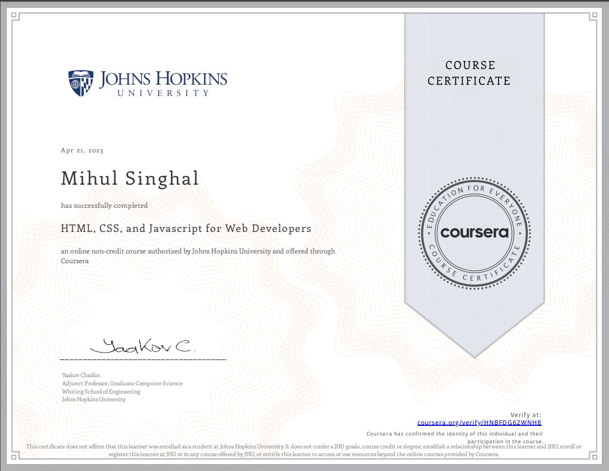 GamingMihul's tweet photo. I'm excited to share you my web technologies certificate.
@SCSETBennett #scset
https://t.co/ObcDWHv6Vk https://t.co/CBXGlpCdZG