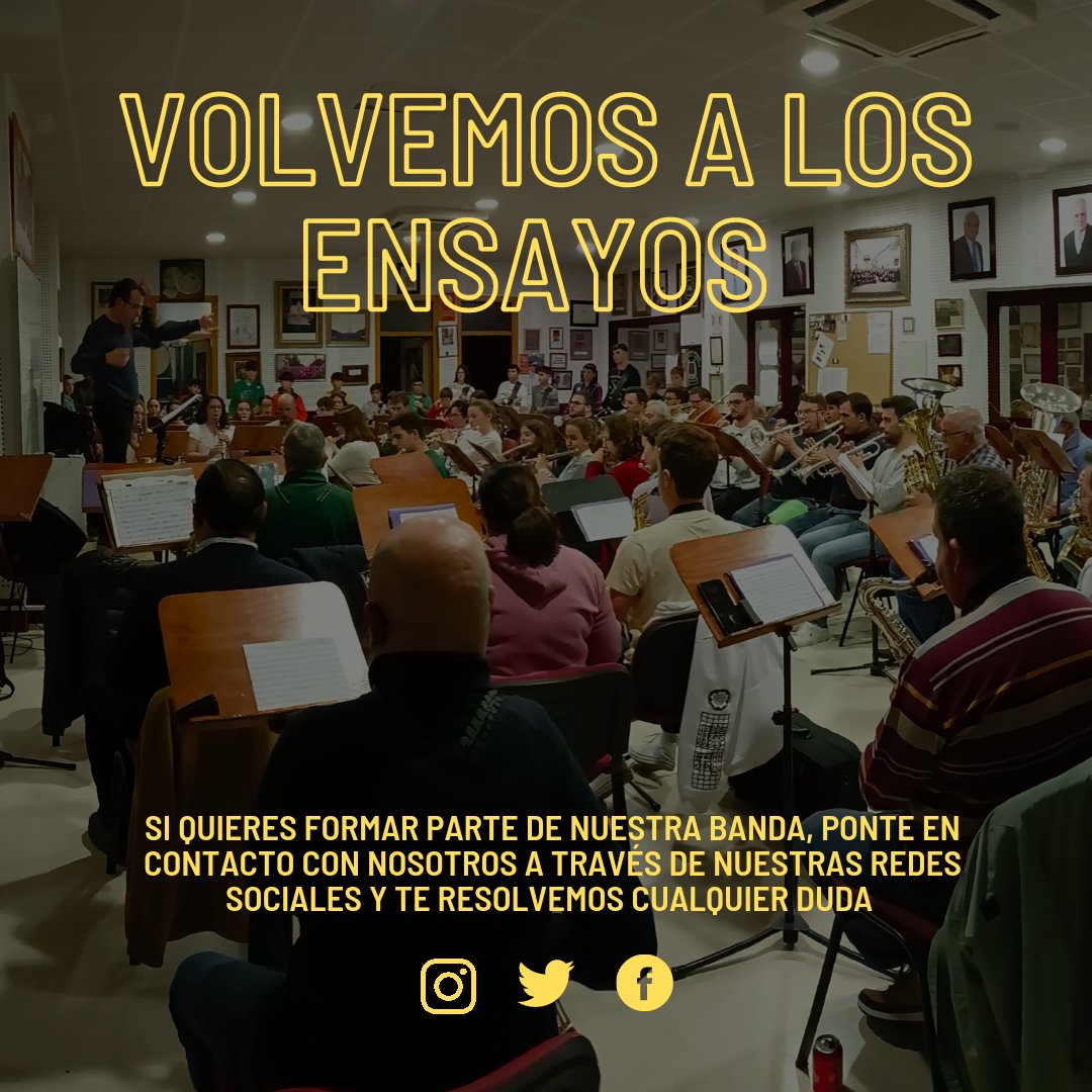 ¡Mañana volvemos a los ensayos! #suenabamhe