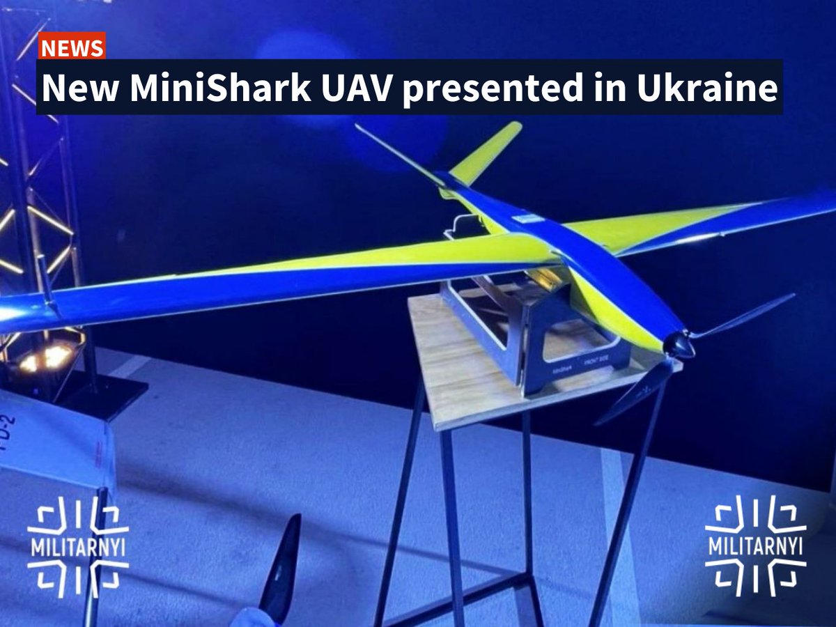 militarnyi's tweet photo. Ukrainian company Ukrspecsystems presented its new MiniShark UAV
https://t.co/zXbWSByH2U
#Ukraine #UkraineRussiaWar #UAV #Ukrspecsystems #MiniShark https://t.co/qmiuF7lO5o