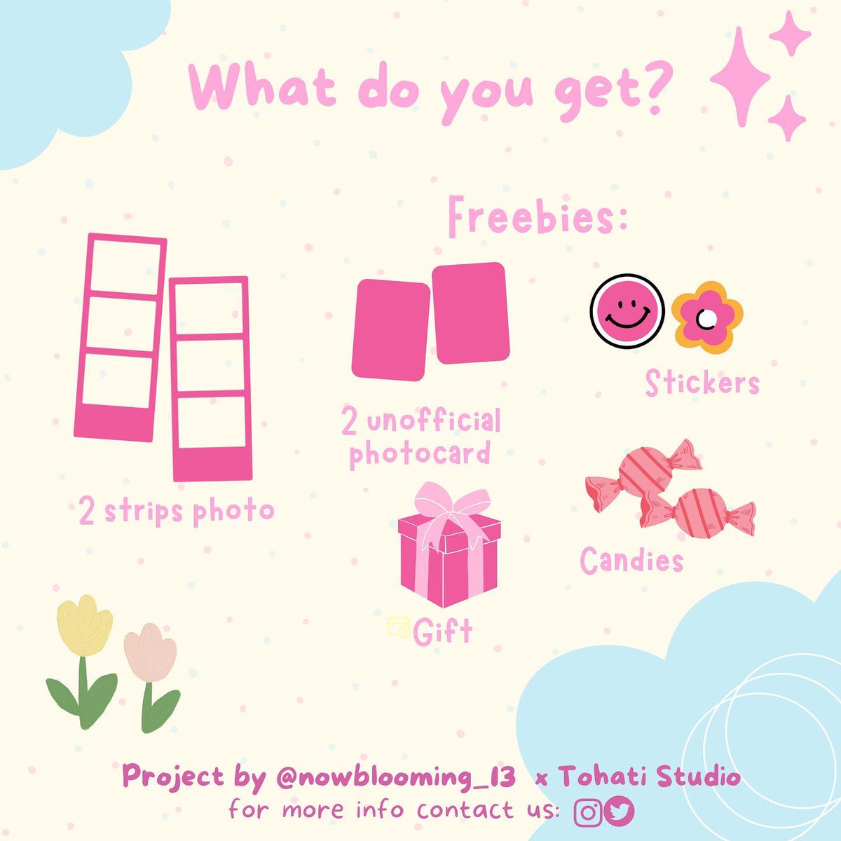 nowblooming_13's tweet photo. 🌸KPOP PHOTOBOOTH EVENT IN MANADO🌸
'Spring Boys &amp; Agust D Tour In Jakarta'

📍Tohati Studio
🗓️ 29 april - 1 mei 2023
🕐 17.00 - 21.00 Wita
 🔗Link Regis : https://t.co/CSjDLwVaBg

t. kpop kpopers manado carat army engene nctzen teume EXO-L
#SpringWithBlooming https://t.co/9r0DrjDRw8