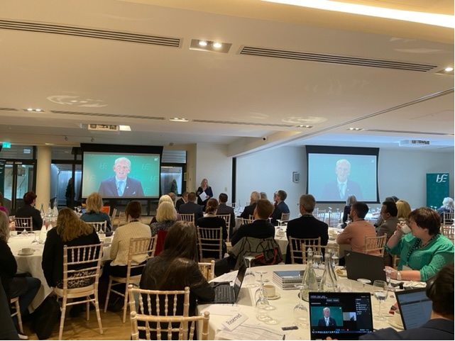 PublicHealthMW's tweet photo. We're delighted to attend the inaugural National Public Health Conference in Dublin today, learning from experts and champions as we embark on an exciting new chapter in Public Health as part of Sláintecare reform. Thank you to @HSELive CEO @BernardGloster for his opening address https://t.co/q3kyNXHID7