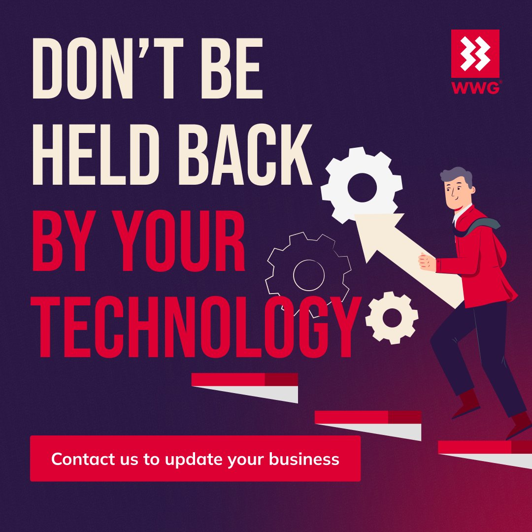 Is your technology holding your business back?
A technology audit from WWG can help you identify inefficiencies and areas for improvement, leading to increased productivity and profitability. 

#TechEfficiency #ProfitBoost #ScheduleAudit