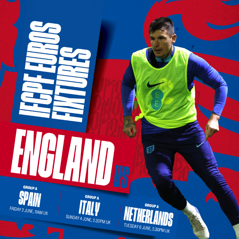 England's tweet photo. Introducing your England Cerebral Palsy squad for this summer's @ifcpf European Championship! 👊

Head coach Andy Smith has named 14 players for the tournament, which takes place in Sardinia in June.